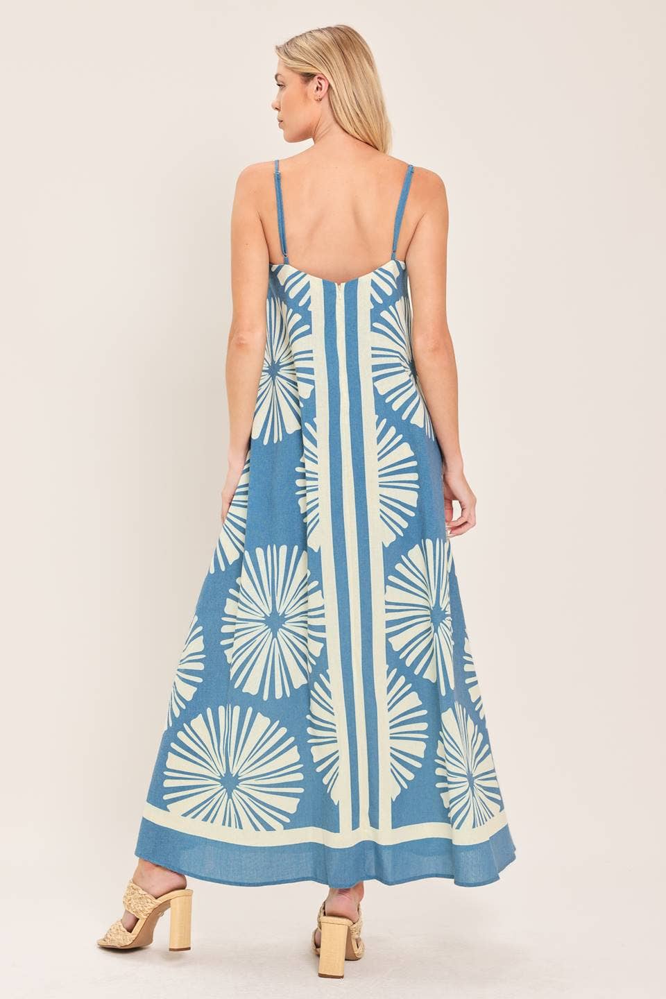 Blue Fan Maxi