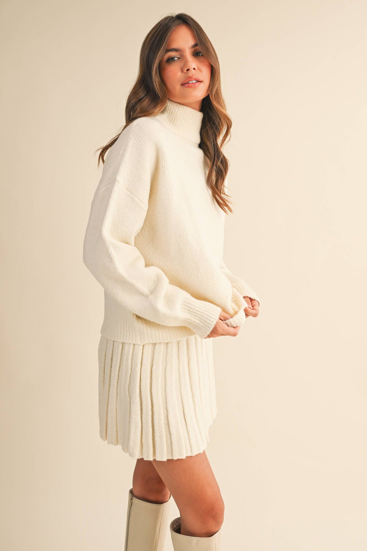 Winter White Pullover Sweater