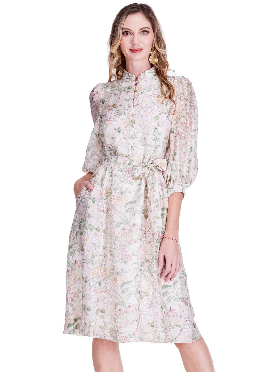 Vintage Meadow A Line Dress