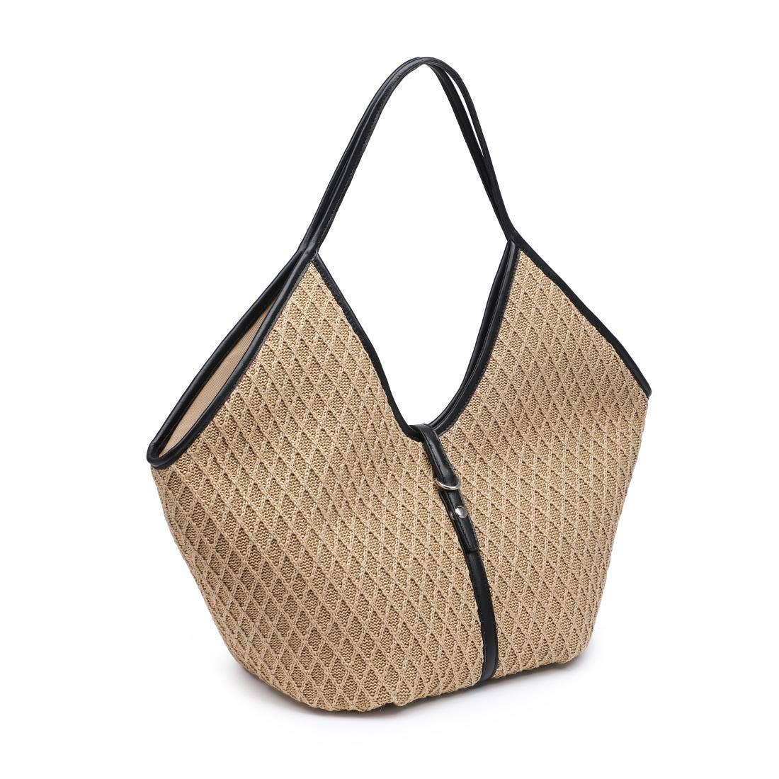 Cienna Tote: Natural Black