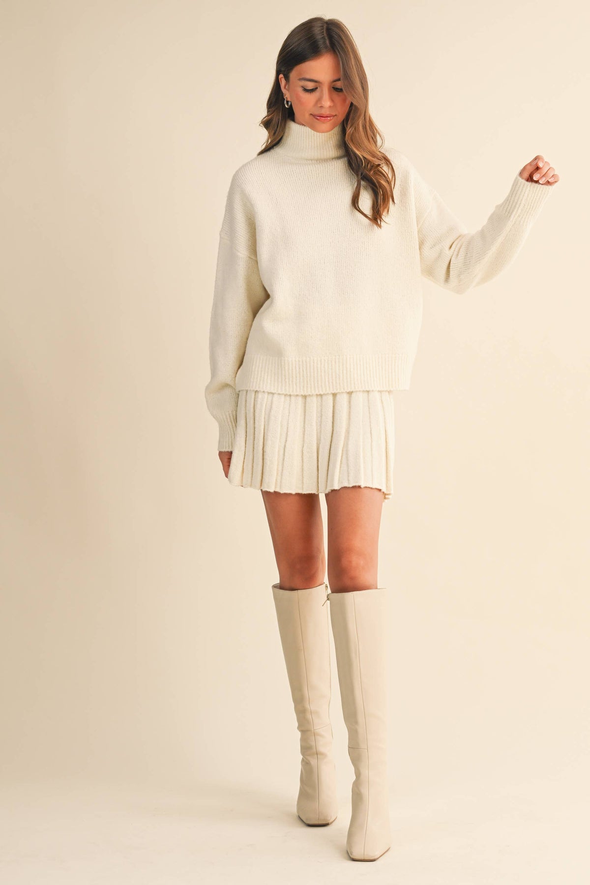 Winter White Pullover Sweater