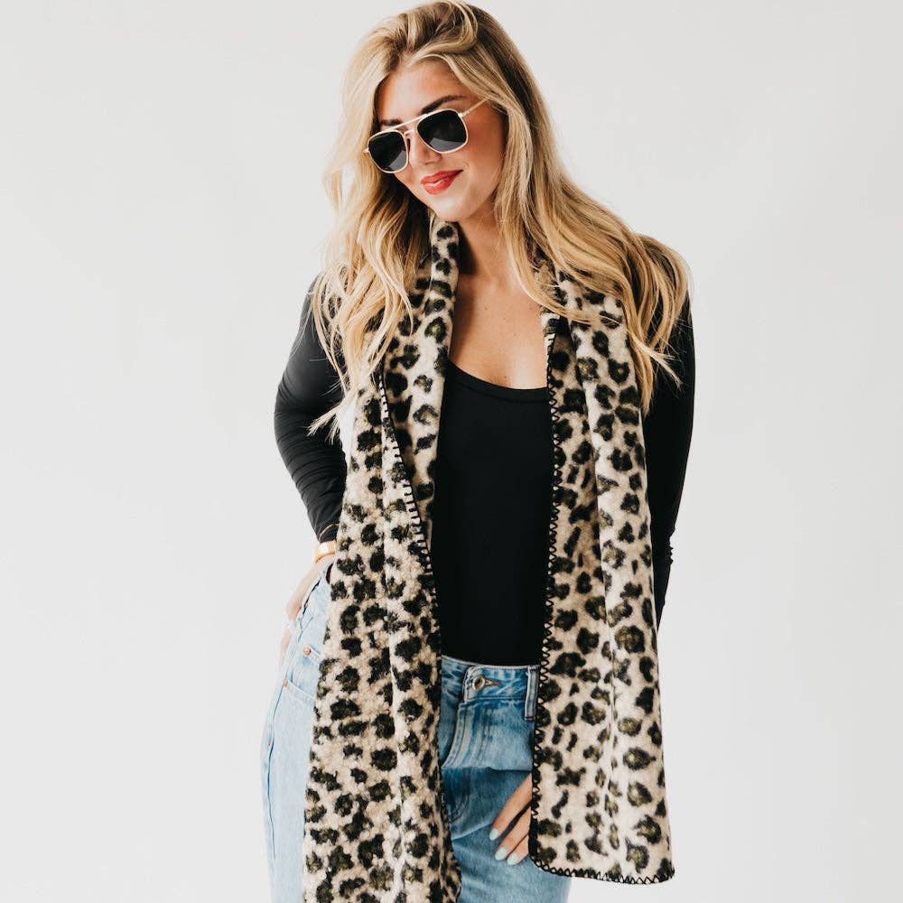 Laine Leopard Scarf - 3 Colors