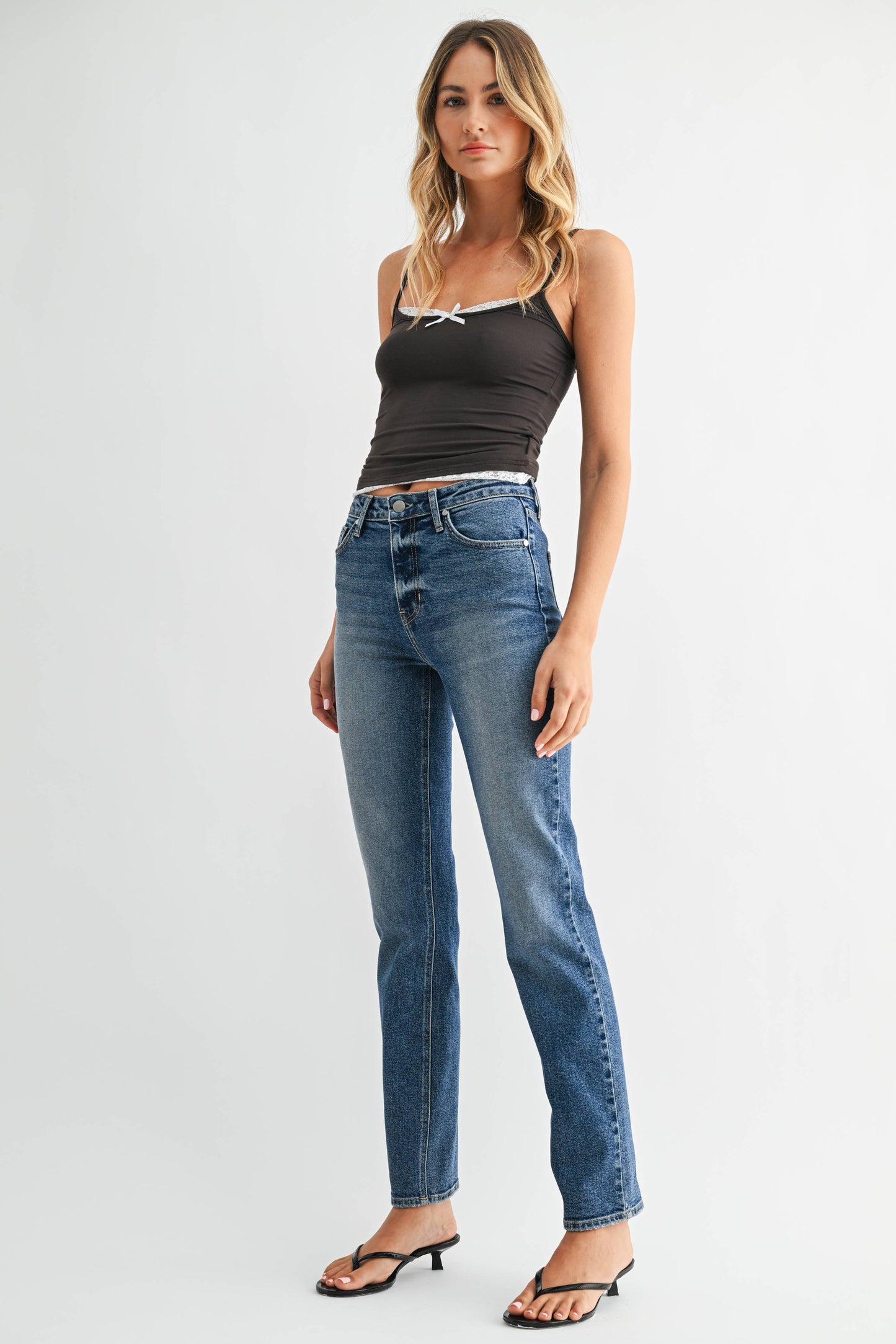 Stovepipe Straight Denim