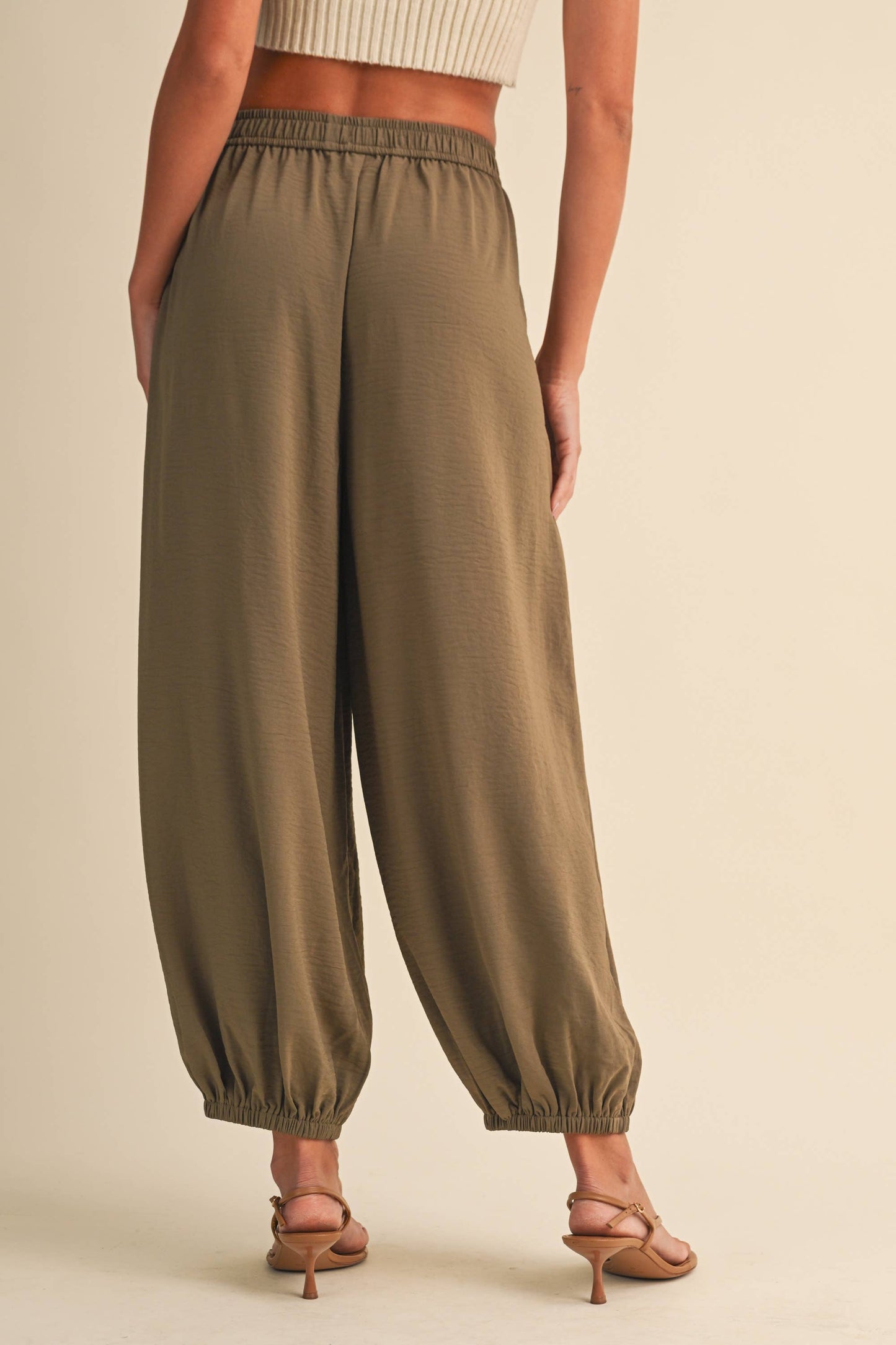 Olive Balloon Pant