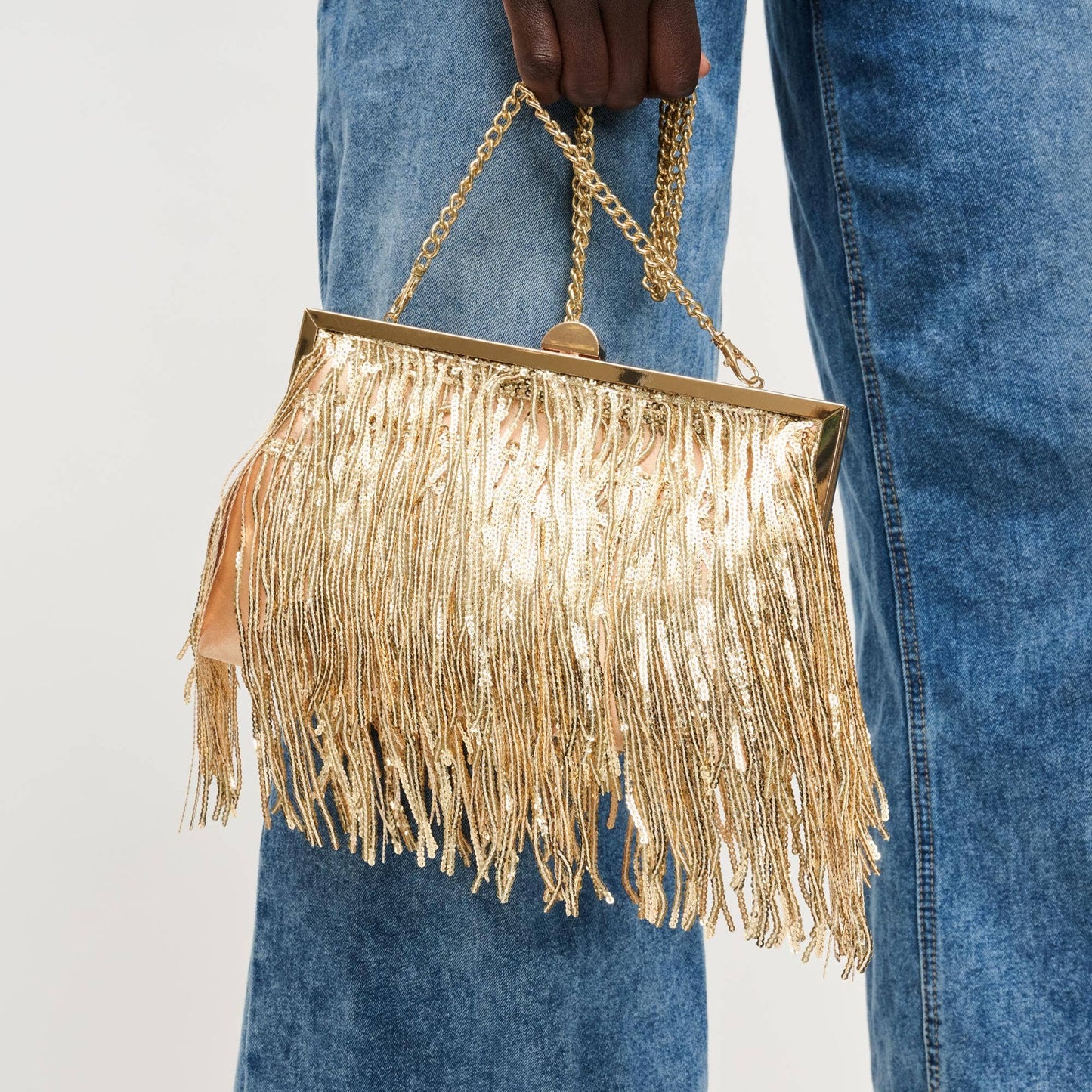 Celestia Evening Bag: Gold