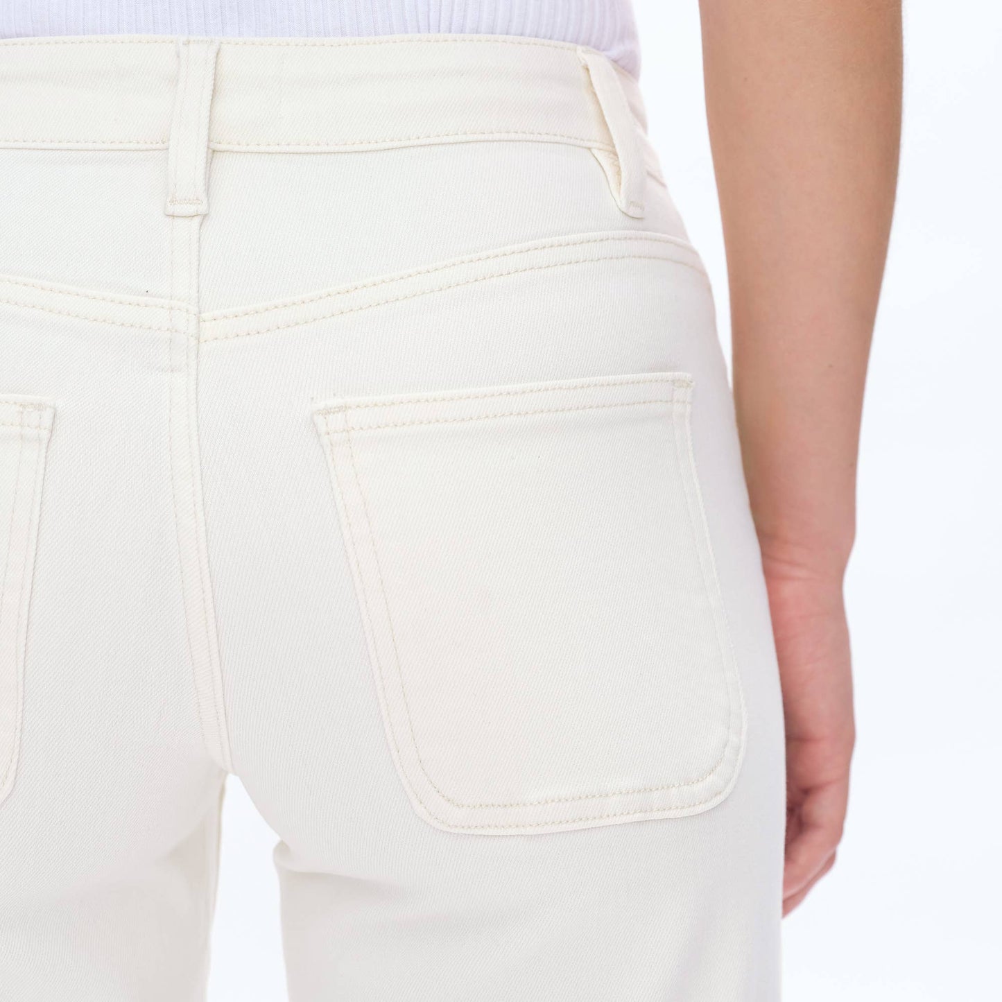 Mid Rise Wide Leg Utility Pants