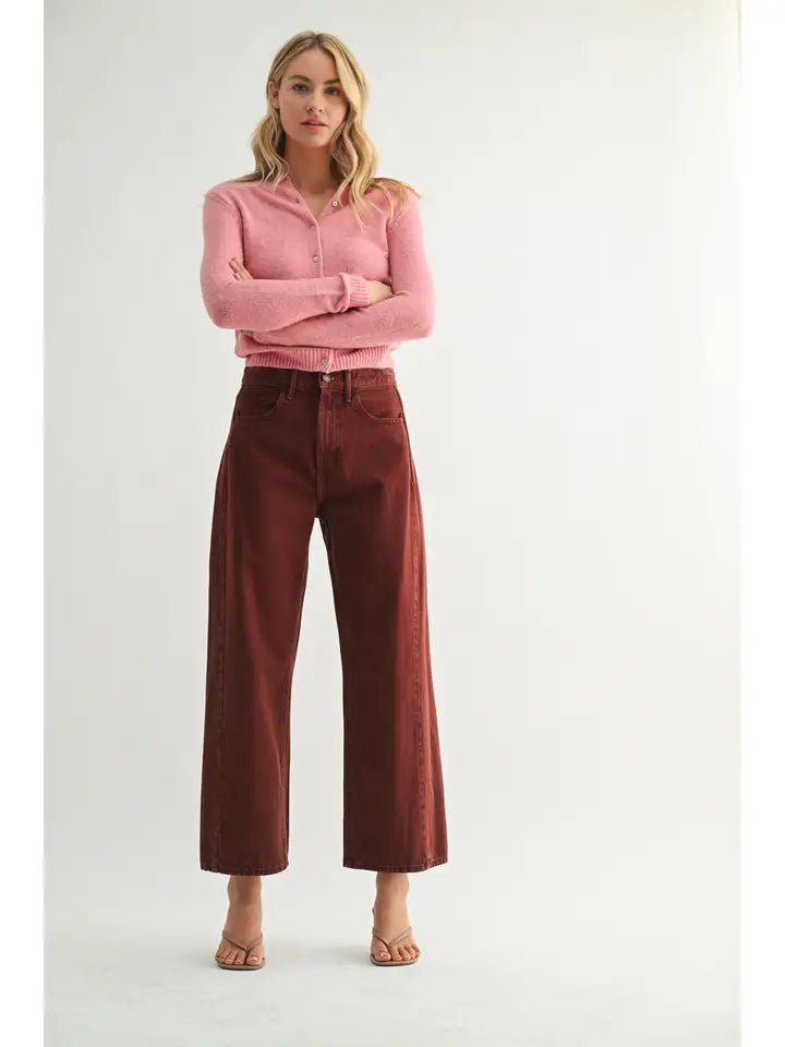 Cinnamon Barrel Twist Jeans