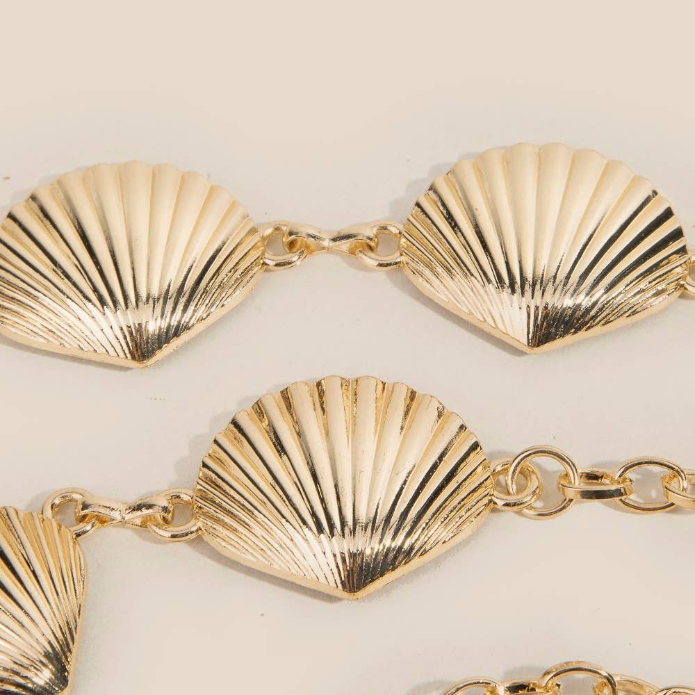 Seashell Link Chain Belt