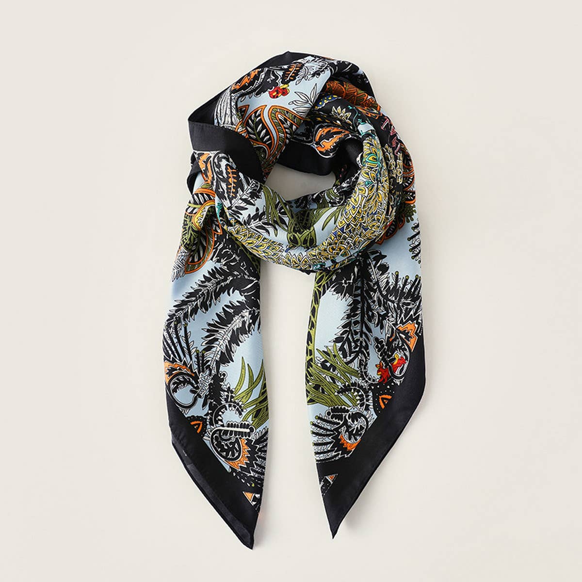 Vintage French Print Scarf - 2 Colors