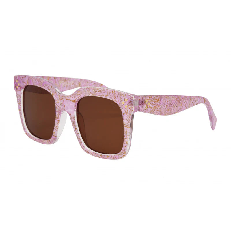 I-Sea Waverly Pink Swirl/Brown