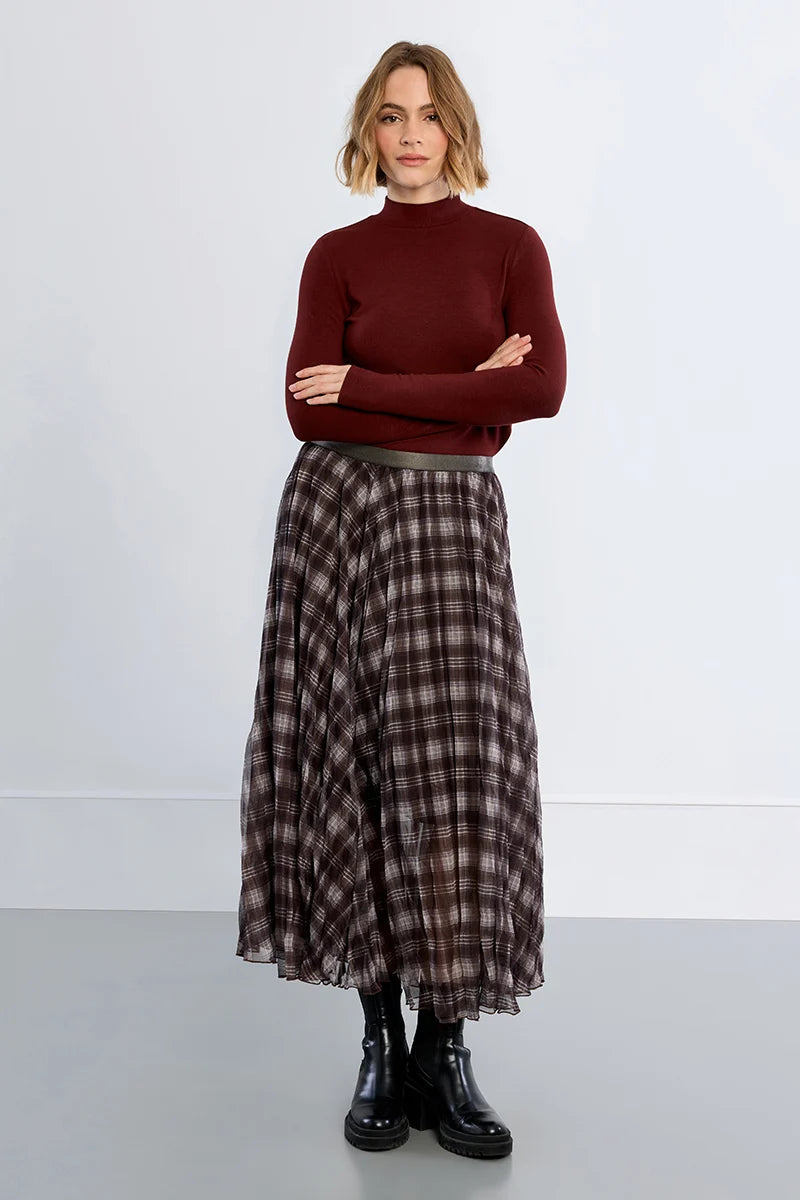 Checkmate Maxi Skirt