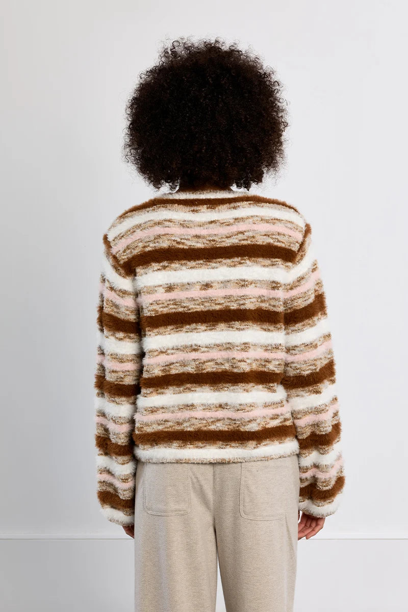 Striped Flamingo Sweater