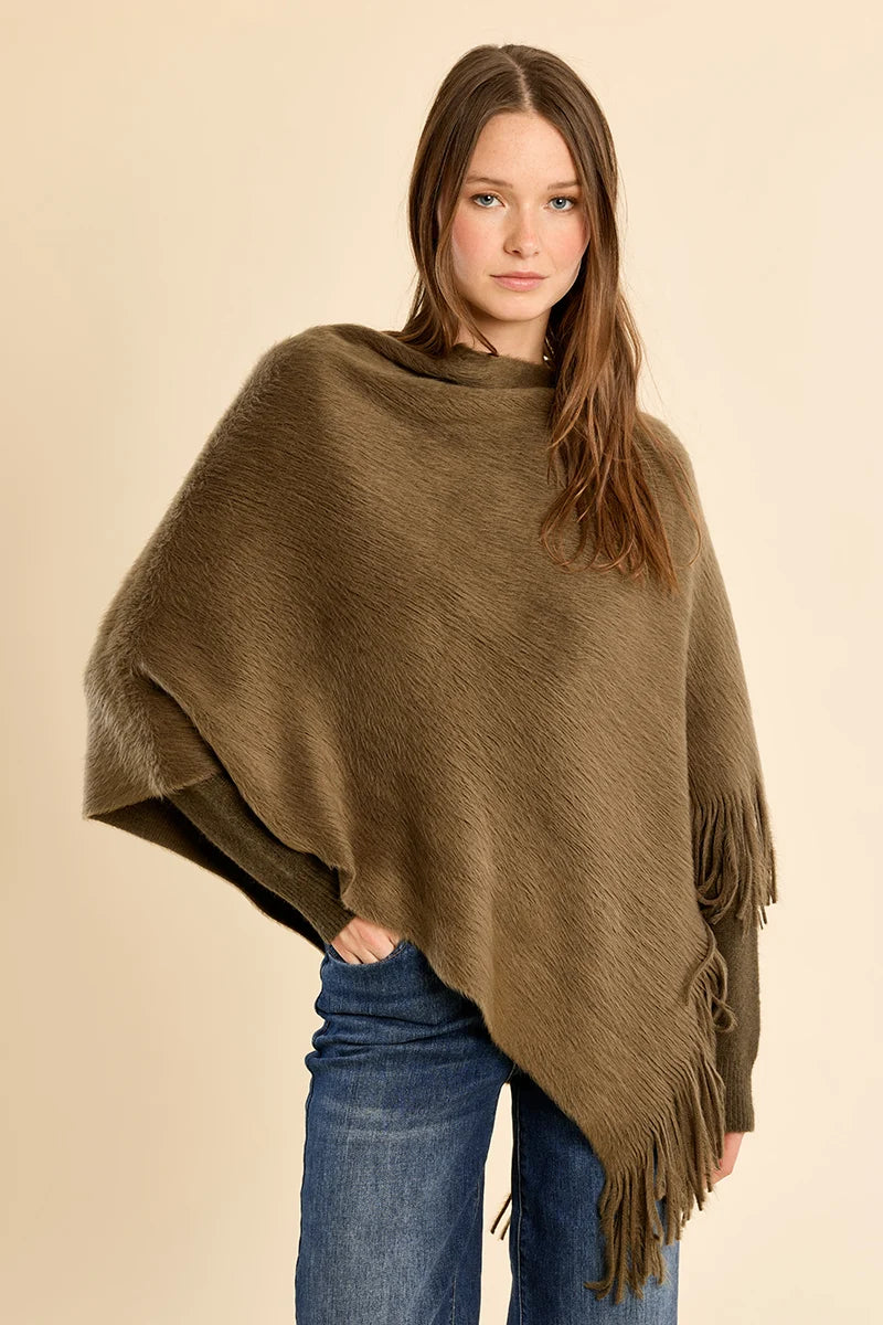 Fringe Pancho - 3 Colors
