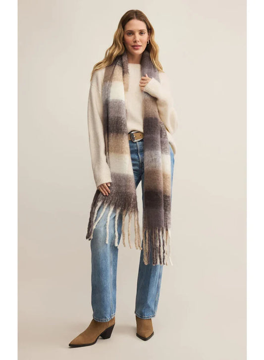 Plaid I Met You Scarf