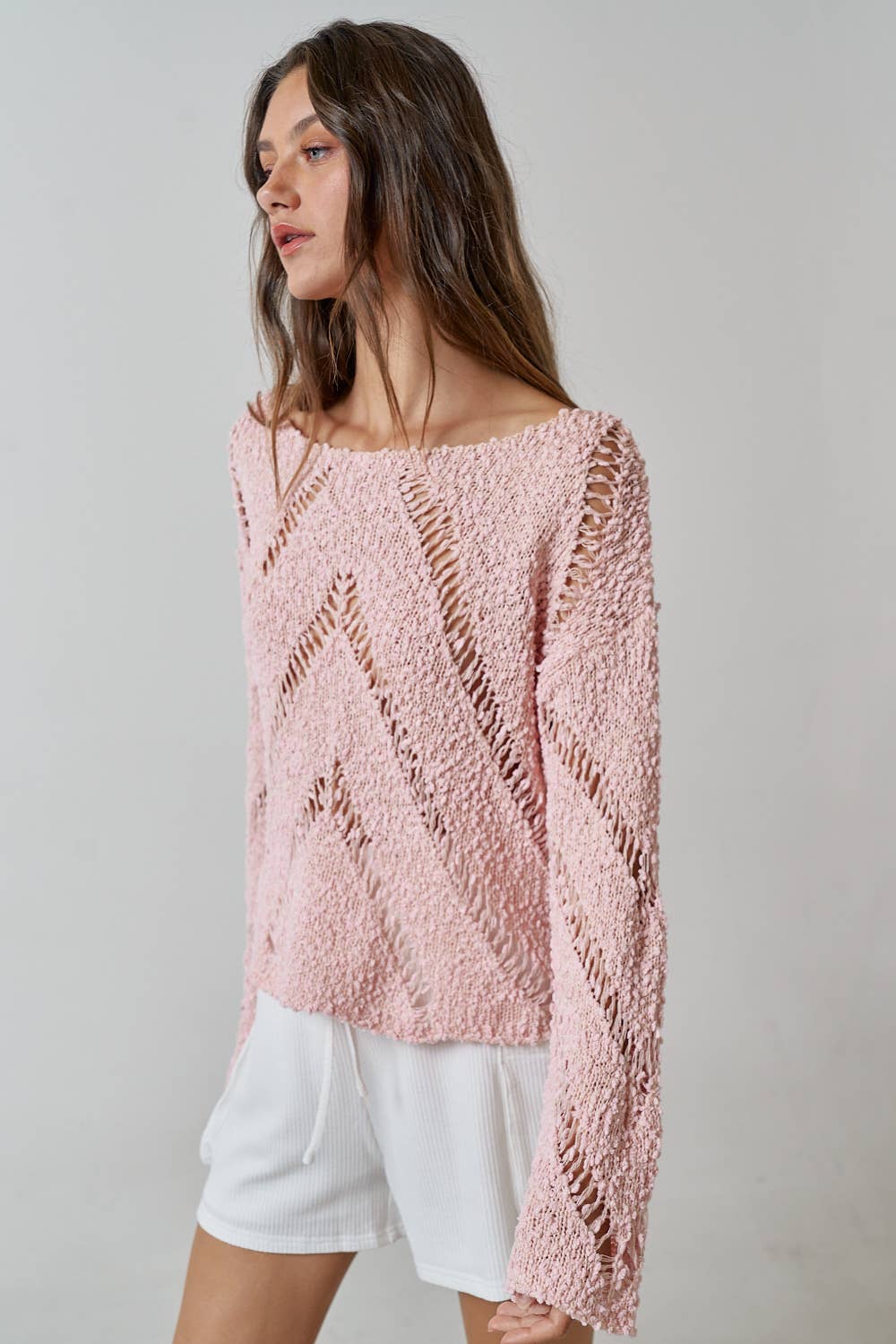 Boucle Sweater Top